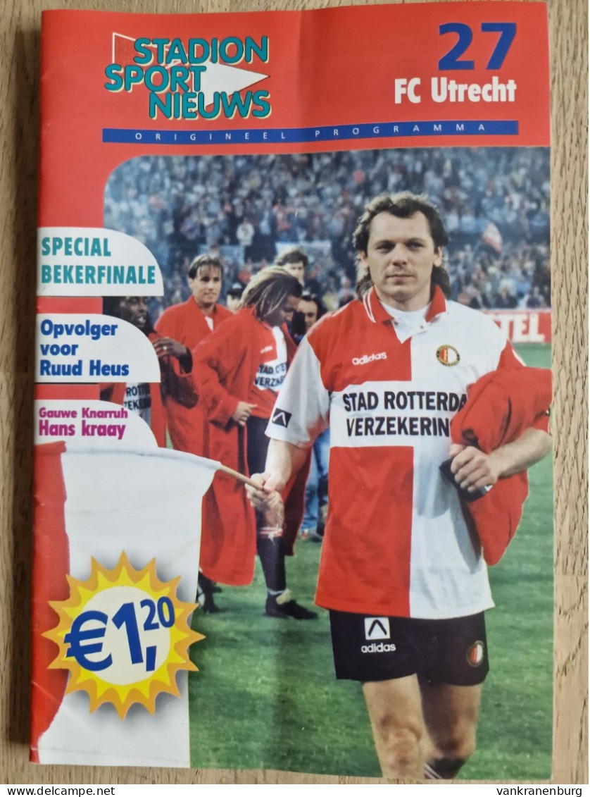 Programme Feyenoord - FC Utrecht - 1.6.2003 - Dutch Cup Final - Holland - Programm - Football - KNVB Beker Finale - Libros