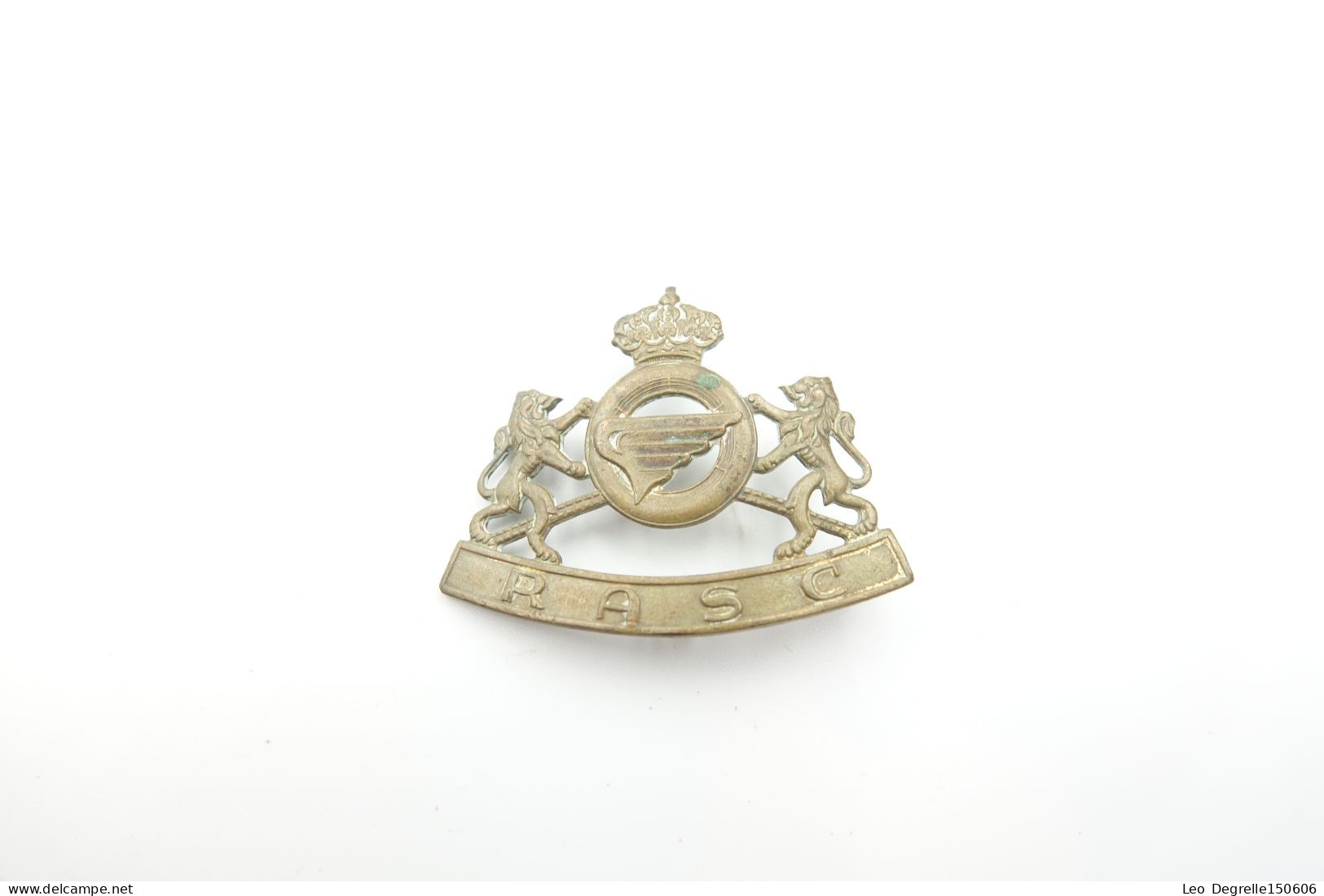 Militaria - INSIGNIA : Cap Badge Kepie : Transport Regiment RASC - België Belgium - Beret - Other & Unclassified