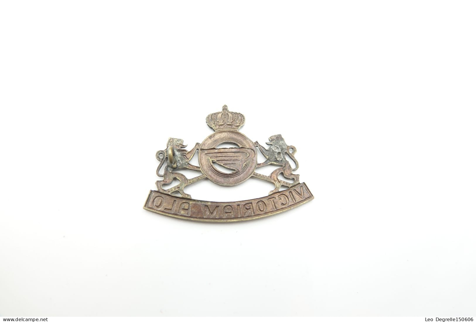 Militaria - INSIGNIA : Cap Badge Kepie : Transport Regiment Victoriam Alo - België Belgium - Beret - Other & Unclassified