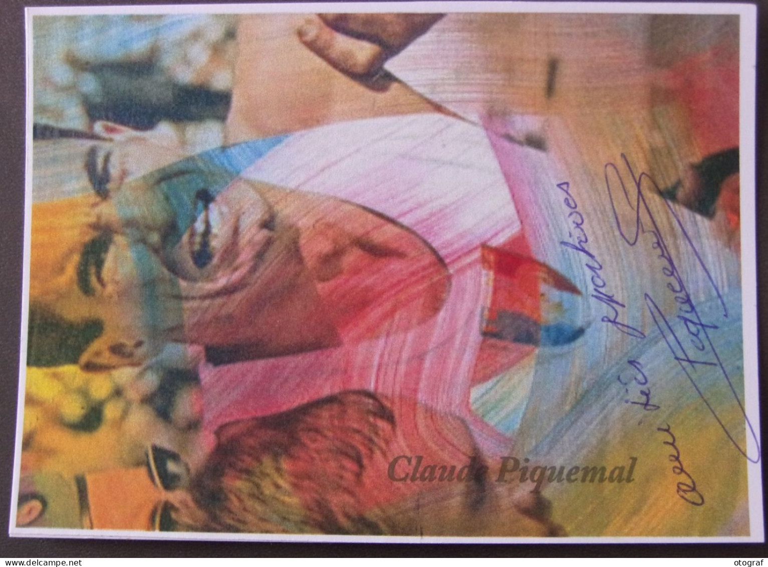 Claude PIQUEMAL - Dédicace - Hand Signed - Autographe Authentique - Athlétisme