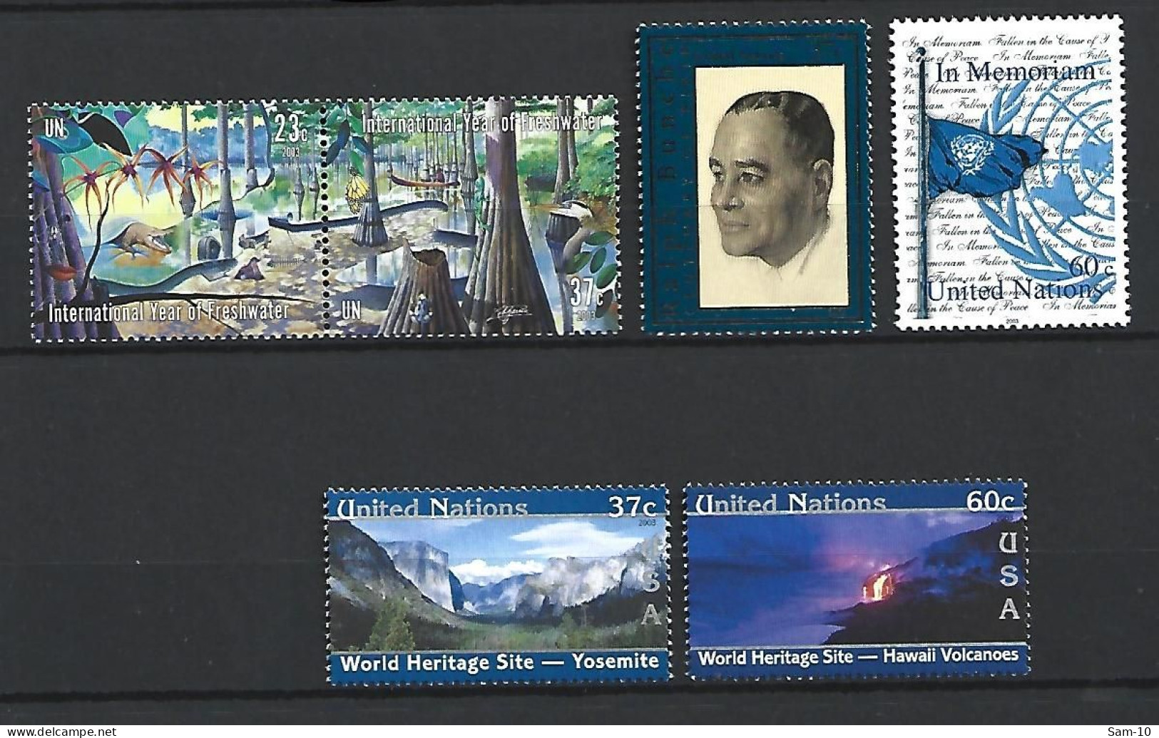 Timbre  Nation Unies  New York En Neuf **  N  910/911/912/913/914/915 - Unused Stamps