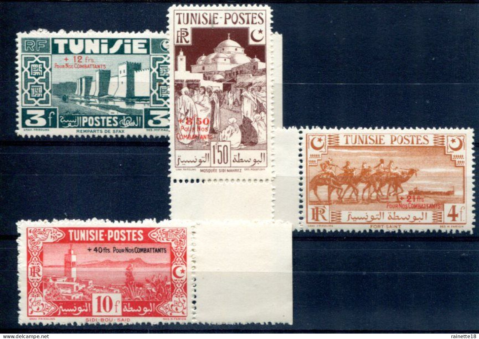 Tunisie            269/272 ** BDF - Unused Stamps