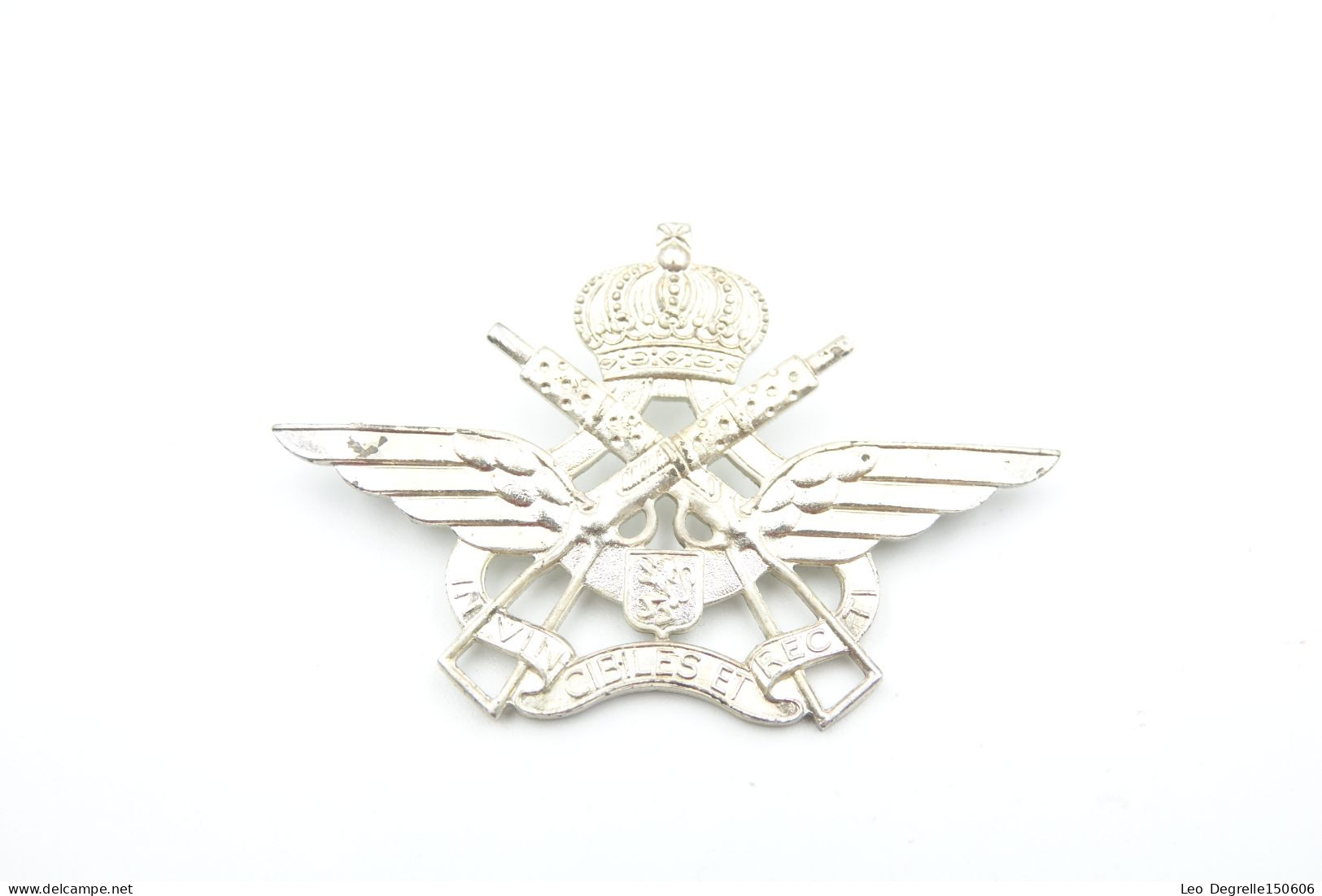Militaria - INSIGNIA : Cap Badge Kepie : Luchtmacht Onderofficier Para Force Protection & Predecessors - België Belgium - Sonstige & Ohne Zuordnung