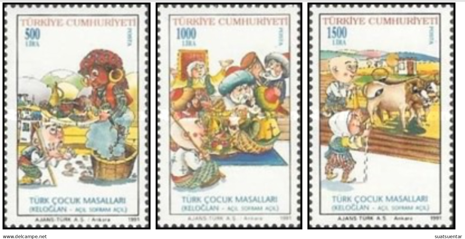 1991 Keloglan - Fairy Tale MNH - Unused Stamps
