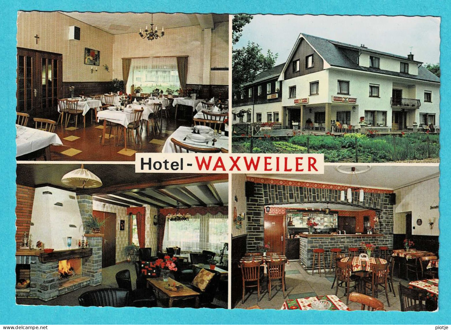 * Ouren - Burg Reuland (Liège - La Wallonie) * (Ets Lander Eupen, Nr 7345) Hotel Waxweiler Gillessen, Stella Artois - Burg-Reuland