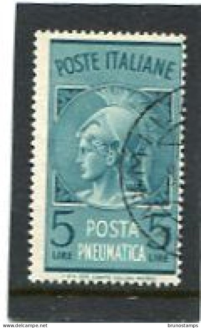 ITALY/ITALIA - 1947  5 L  PNEUMATICA  FINE USED - Correo Urgente/neumático