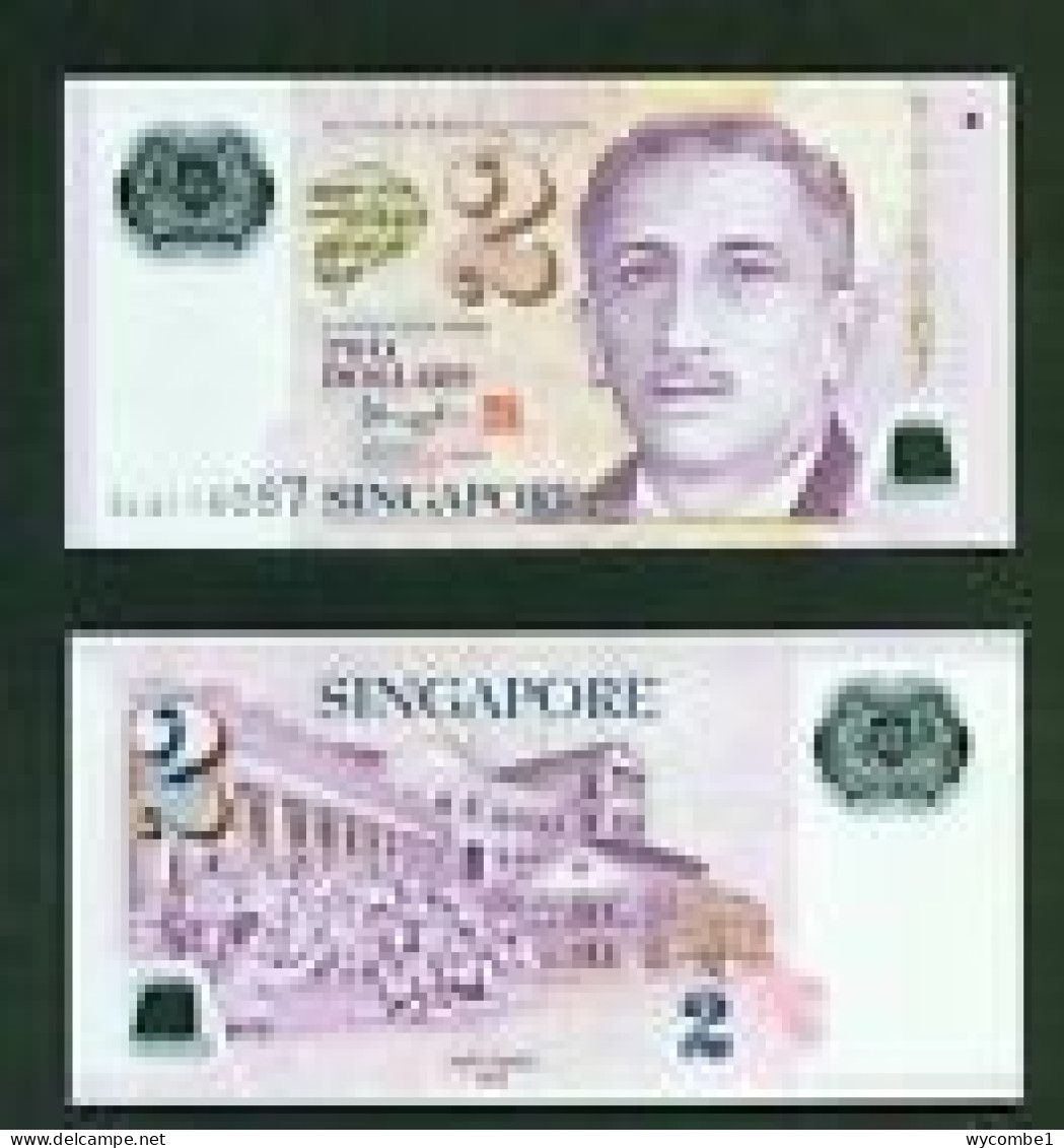 SINGAPORE - 2014 2 Dollars UNC - Singapur