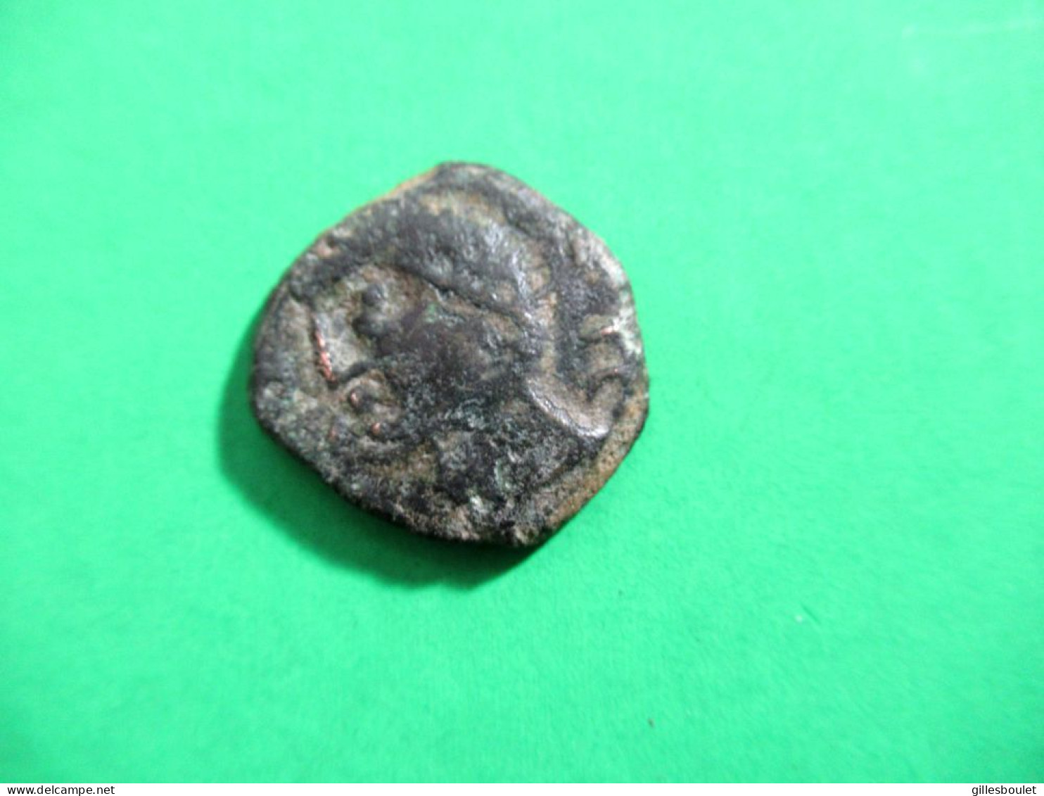 Rare. Iberia Castulo(pas Certain; L'homme Regarde à Gauche). Semis 22mm. Bronze TTB. - Celtic