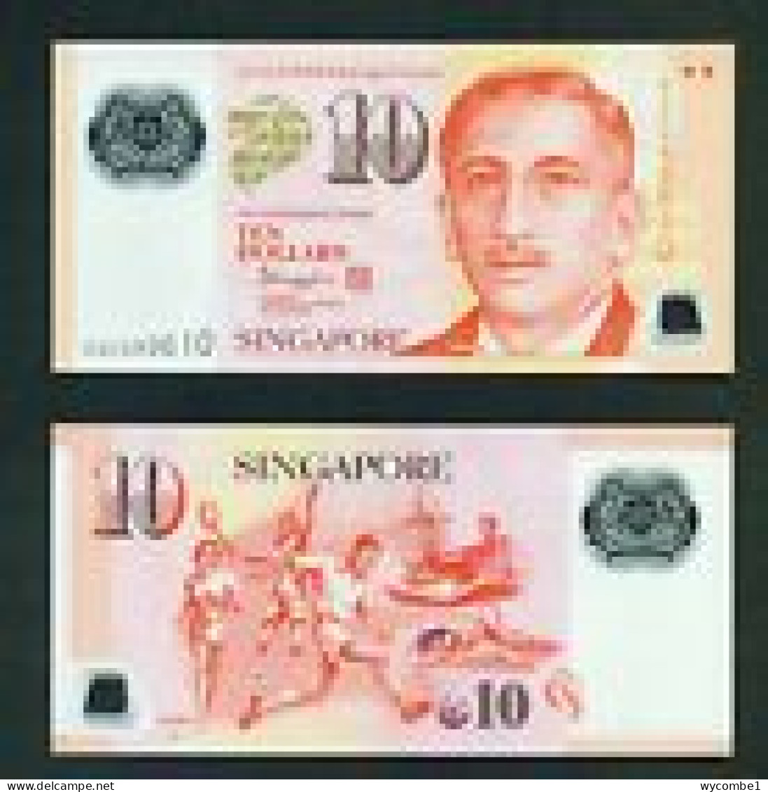 SINGAPORE - 2017 10 Dollars UNC - Singapur