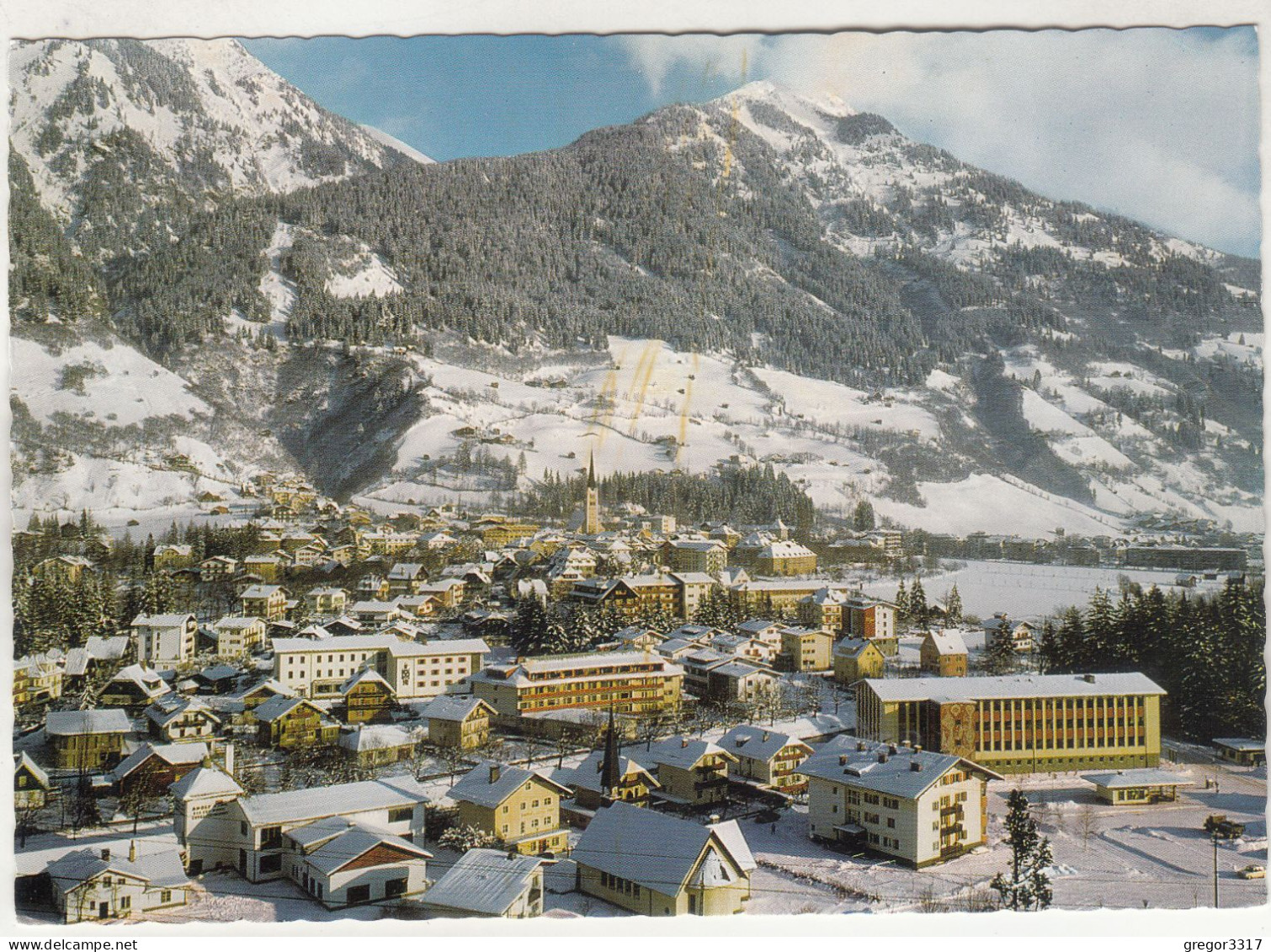 D5264) BAD HOFGASTEIN - Mit Rauchkogel - Stark Verschneit  - Häuser Details - Bad Hofgastein