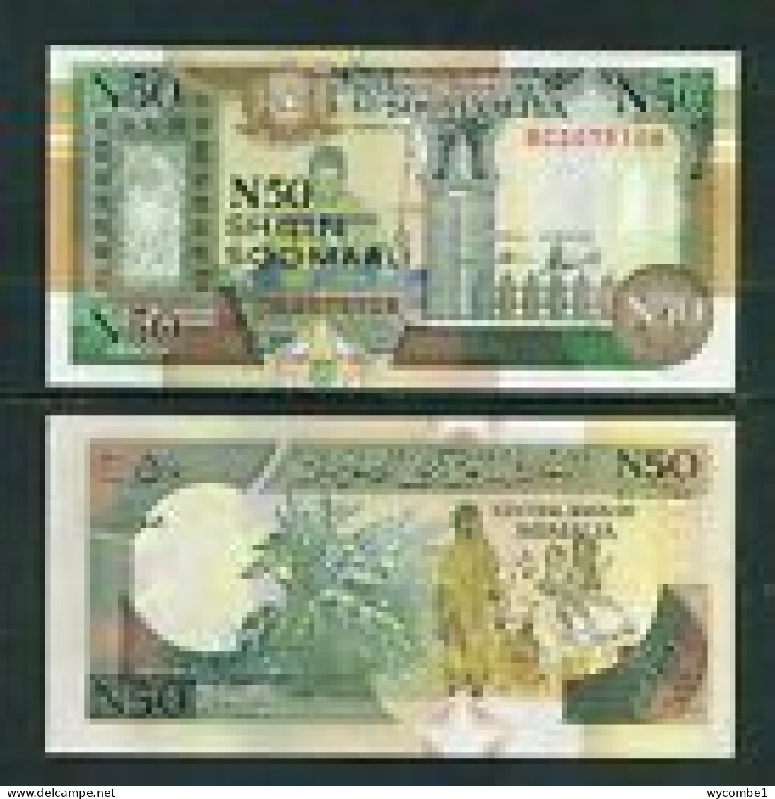 SOMALIA - 1991 50 Shillings UNC - Somalie