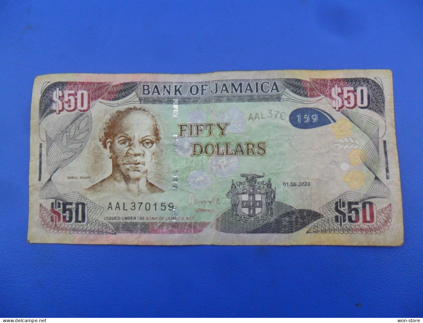 9492,..... Jamaica 50 Dollars 2020 - Jamaique