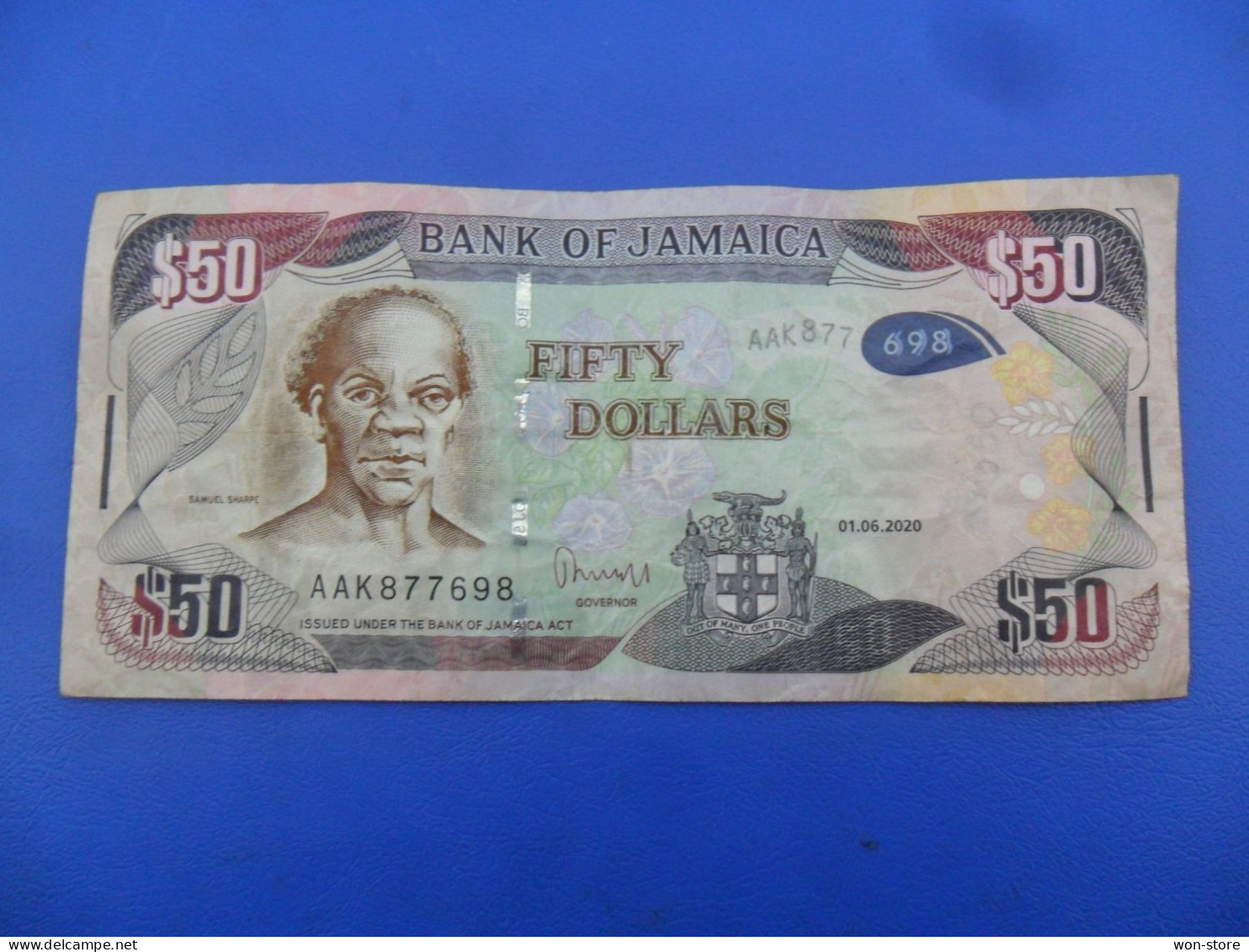 9492,..... Jamaica 50 Dollars 2020 - Jamaica