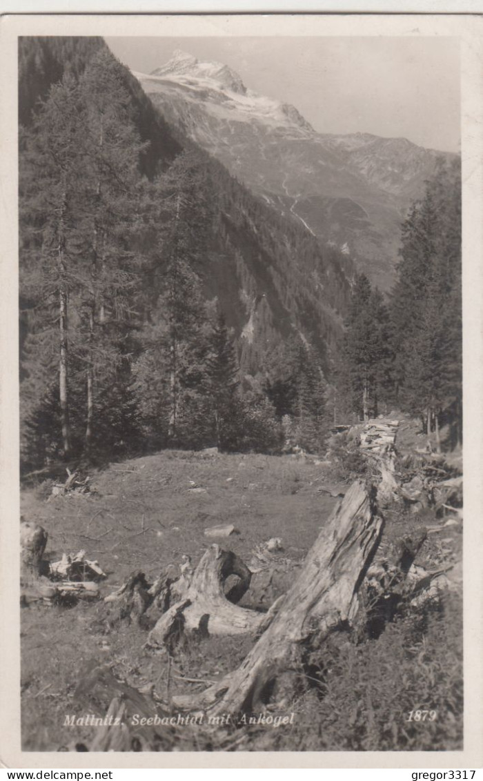 D5278) MALLNITZ - Kärnten - Seebachtal Mit Ankogel ALT 1943 - Mallnitz