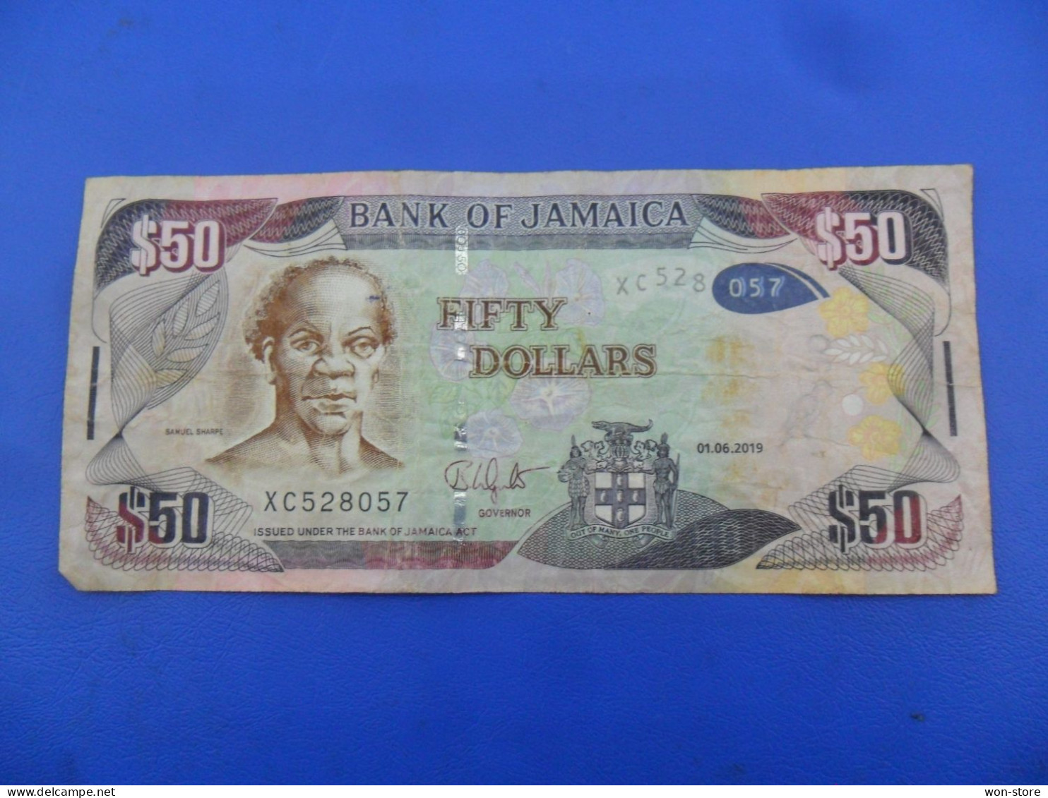 9493,..... Jamaica 50 Dollars 2019 - Jamaique