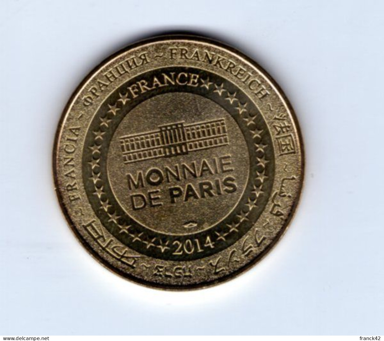 Monnaie De Paris. Appellation Bandol Controlée. 2014 - 2014