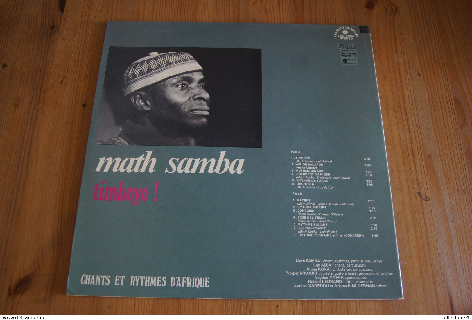 MATH SAMBA TIMBOYO CHANTS ET DANSE D AFRIQUE LP 1976 VALEUR+ - Musiques Du Monde