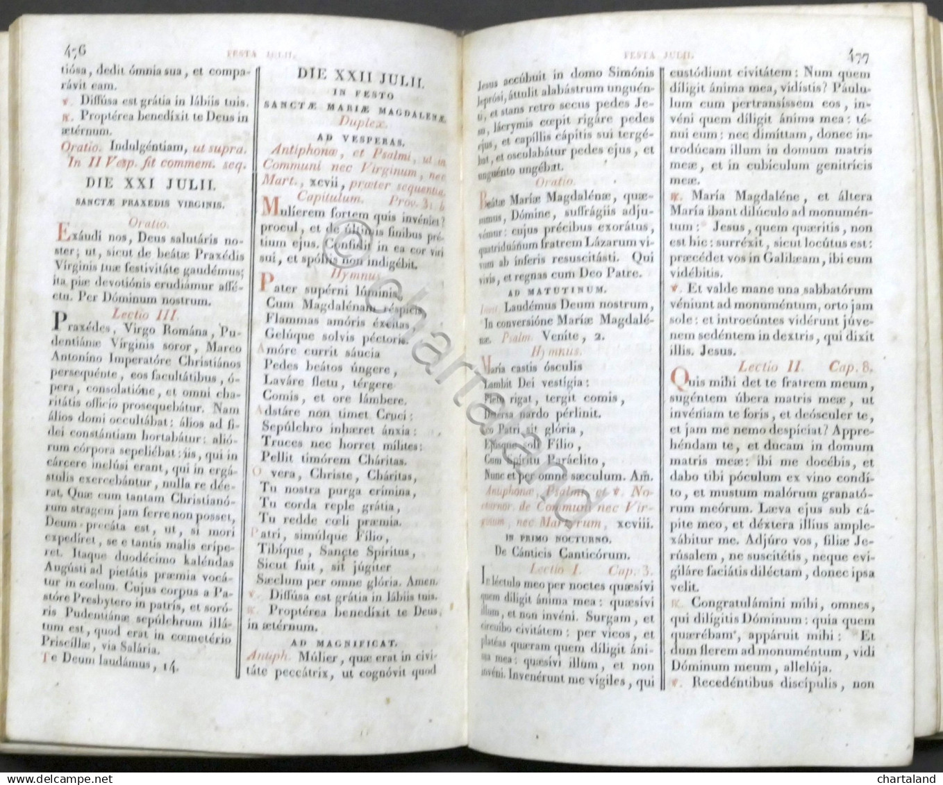 Breviarum Romanum In Quatuor Anni Tempora Divisum - Pars Aestiva - Ed. 1828 - Altri & Non Classificati