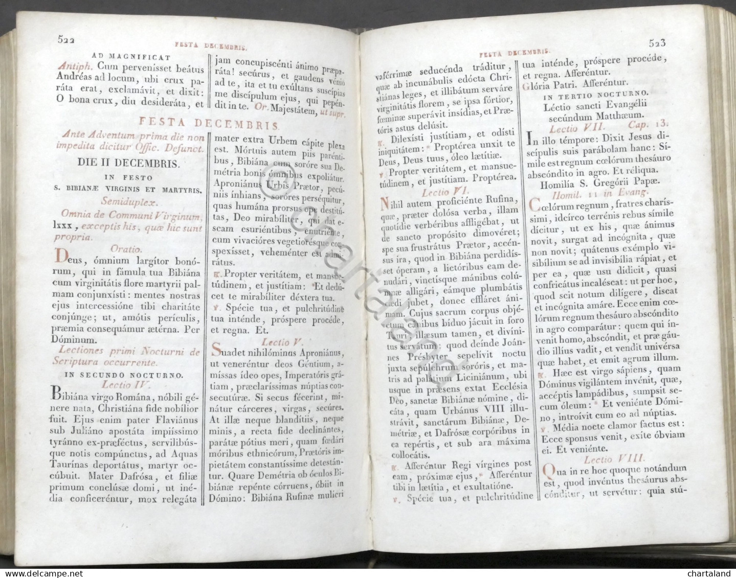 Breviarum Romanum In Quatuor Anni Tempora Divisum - Pars Autumnalis - Ed. 1828 - Altri & Non Classificati