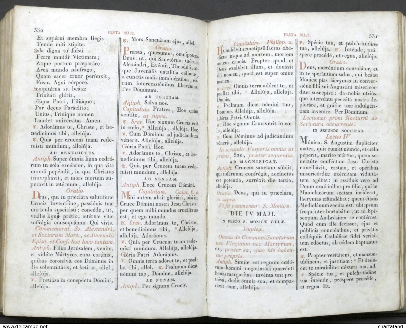 Breviarum Romanum In Quatuor Anni Tempora Divisum - Pars Verna - Ed. 1828 - Altri & Non Classificati