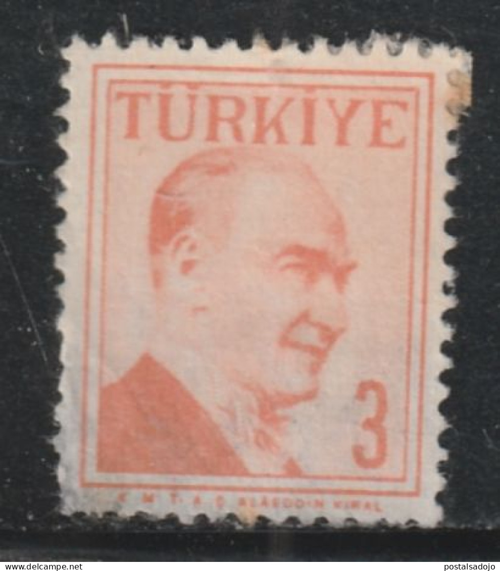 TURQUIE 889 // YVERT 1390 // 1957-58 - Gebruikt