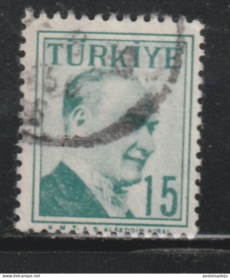 TURQUIE 891 // YVERT 1395 // 1957-58 - Gebruikt