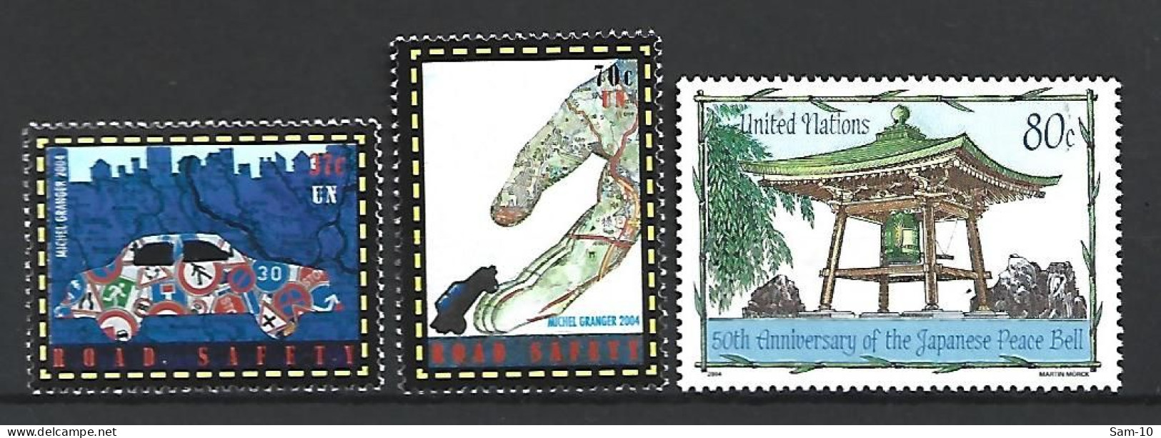 Timbre Nation Unies  New-york En Neuf ** N 937/938/939 - Unused Stamps