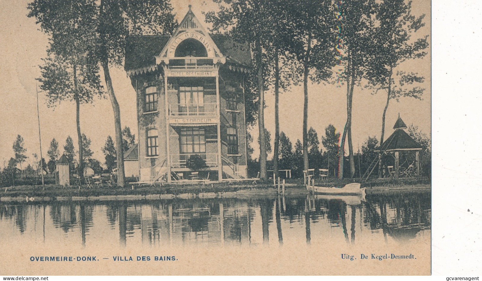 OVERMEIRE DONK   VILLA  DES BAINS         2  SCANS - Berlare