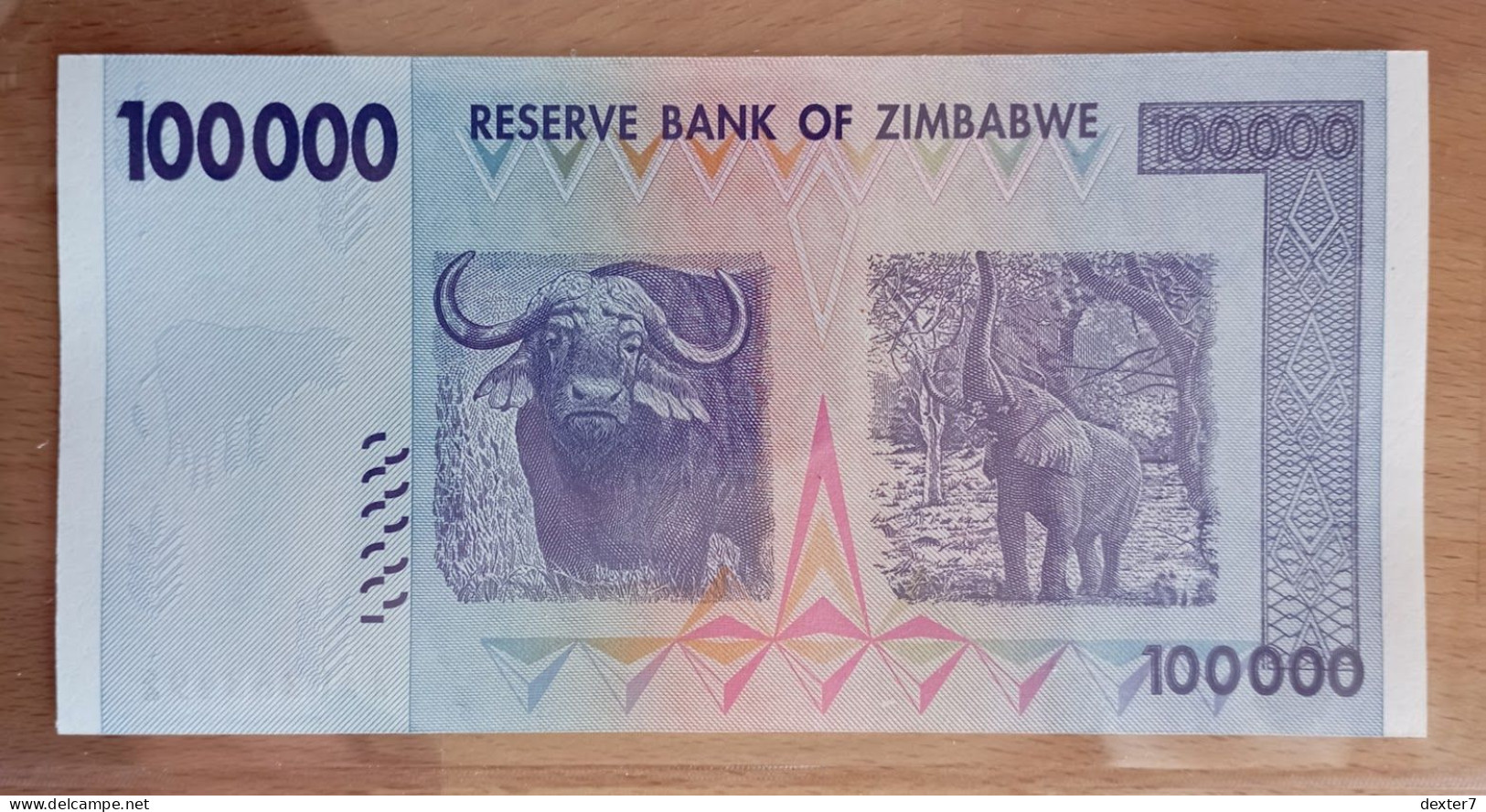 Zimbabwe 100.000 Dollars 2008 UNC AA Series - Zimbabwe