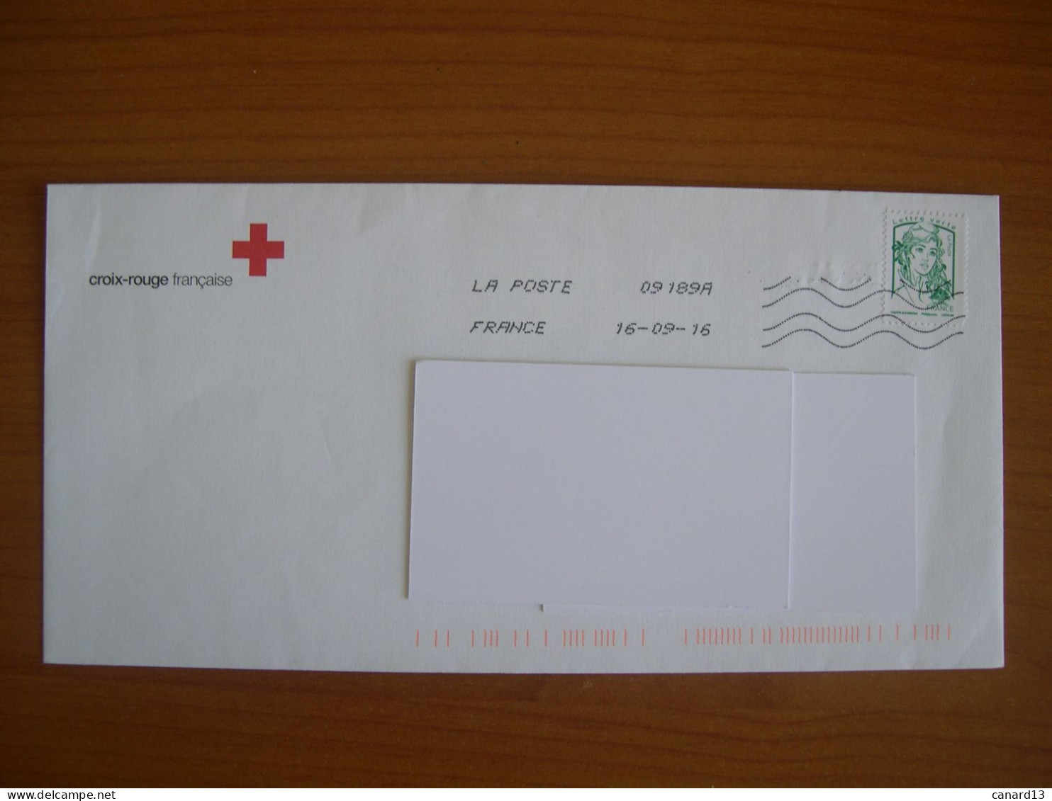 Enveloppe 110x220, Timbre N° 5015 Illustration Croix Rouge - Red Cross