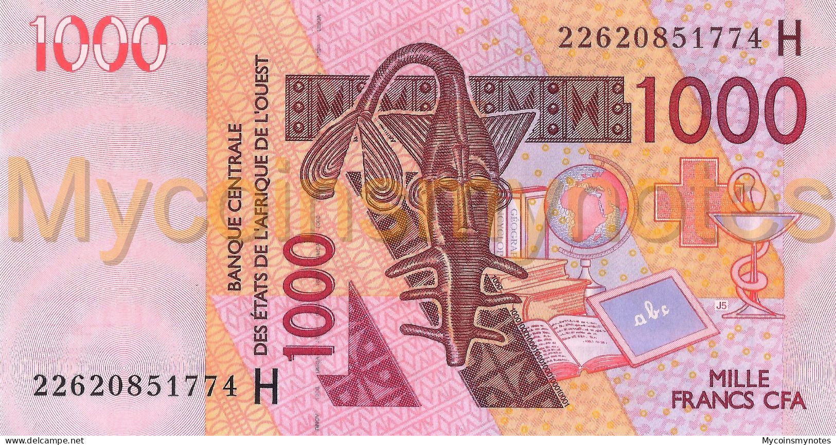 WEST AFRICAN STATES, NIGER, 1000 Francs, 2022, Code H, Pick New (Not In Catalog), UNC - États D'Afrique De L'Ouest