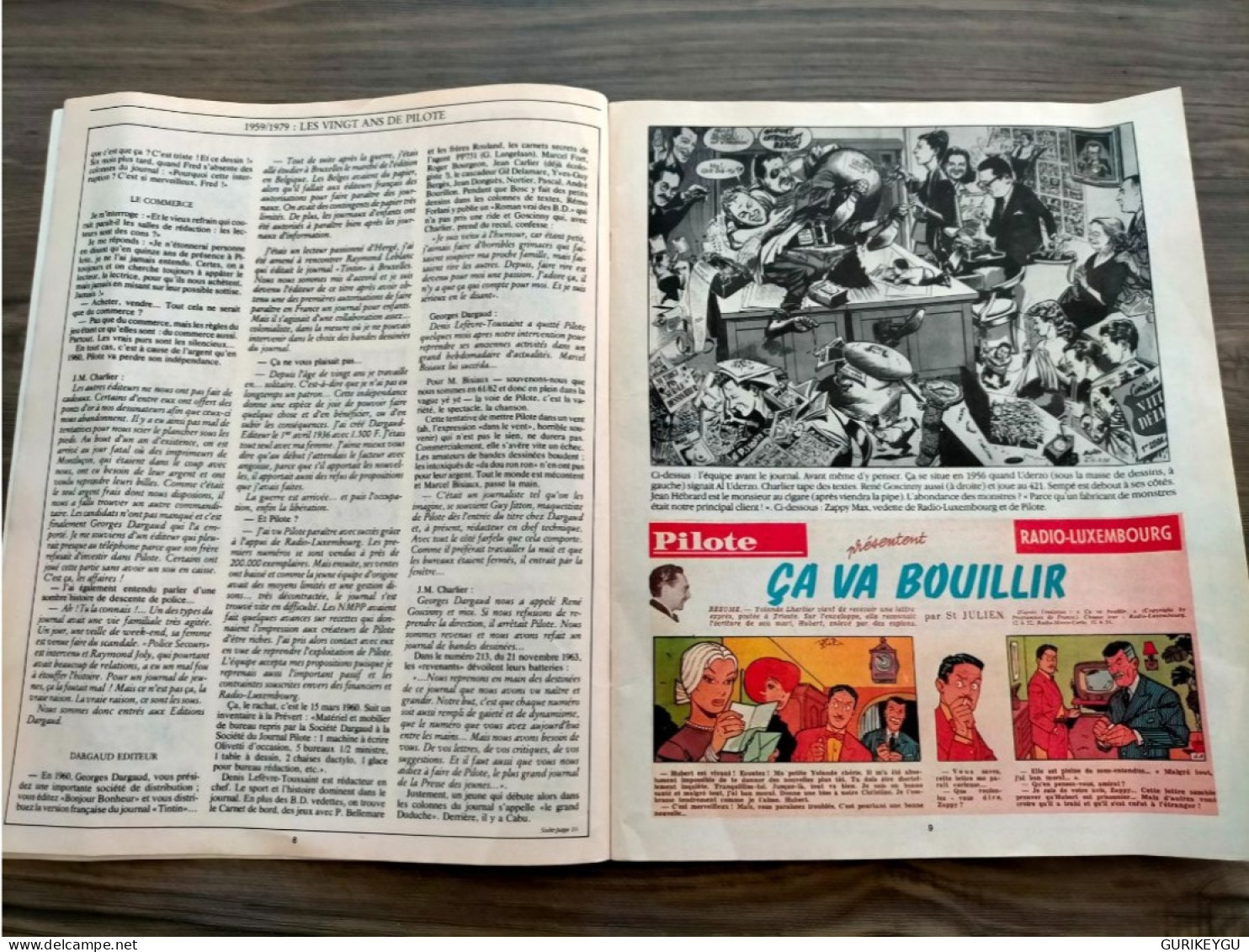 PILOTE N° 65 GREG ACHILLE TALON Nouvel Album Et La Main Du Serpent Solé 1979 UDERZO LAUZIER - Spirou Et Fantasio