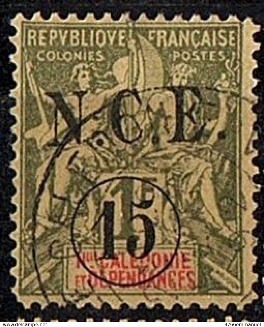 NOUVELLE-CALEDONIE N°58 - Usados