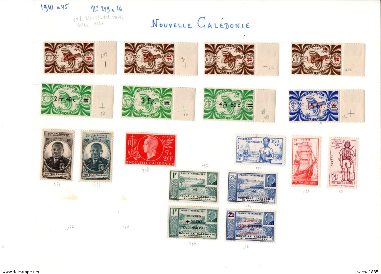 Nouvelle Calédonie - Lot - Collections, Lots & Series