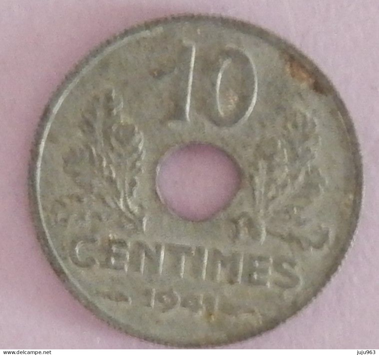 FRANCE 10 CENTIMES ANNEE 1941 VOIR 2 SCANS - 10 Centimes