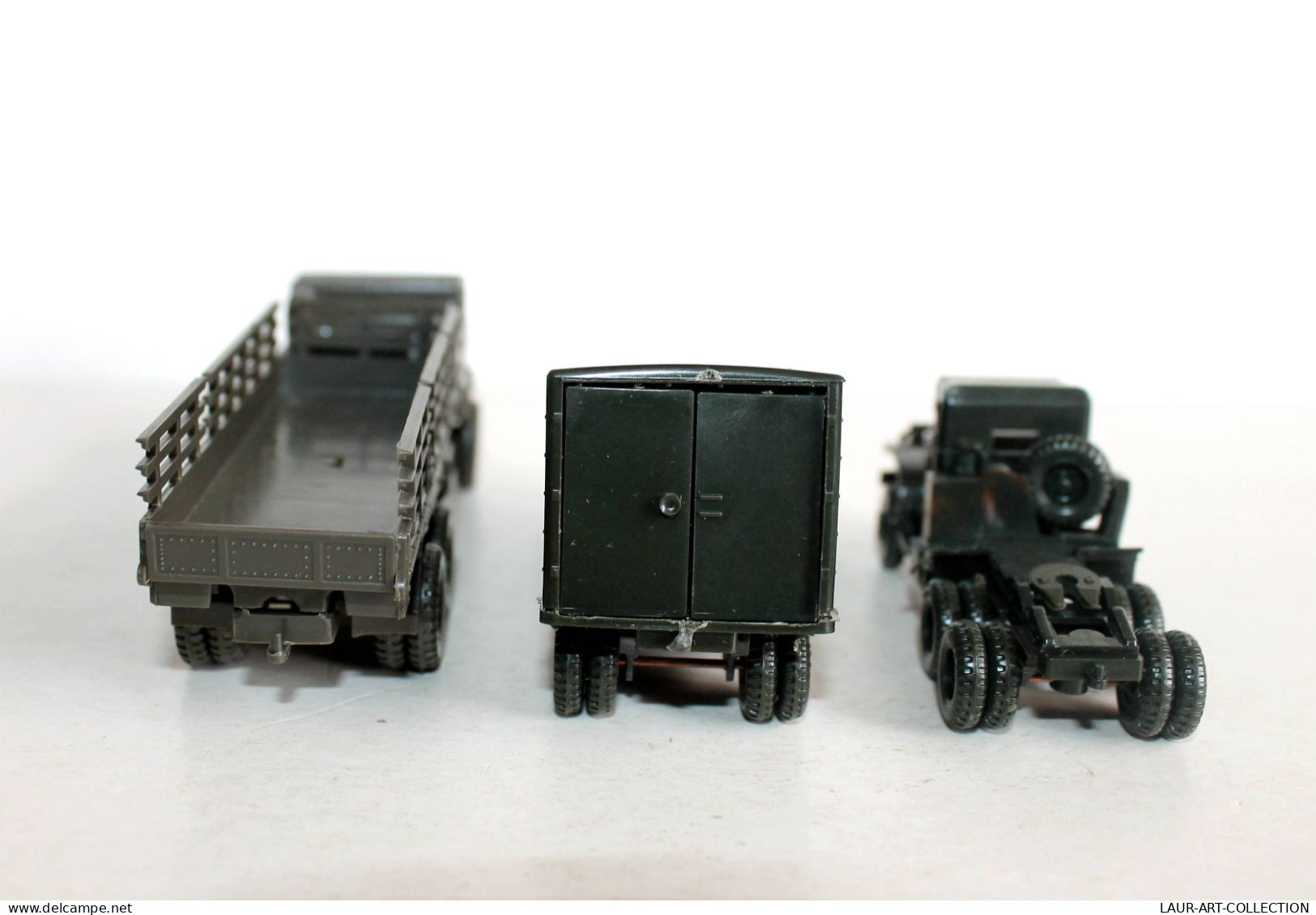 ROCO MINITANKS HO - Z-167 CAMION PORTE CONTAINER + N°190 CAMION FAUN - MODELE REDUIT MILITAIRE (1712.18.1) - Echelle 1:87