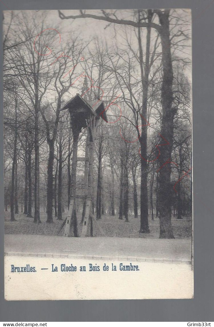 Bruxelles - La Cloche Au Bois De La Cambre - Postkaart - Forêts, Parcs, Jardins