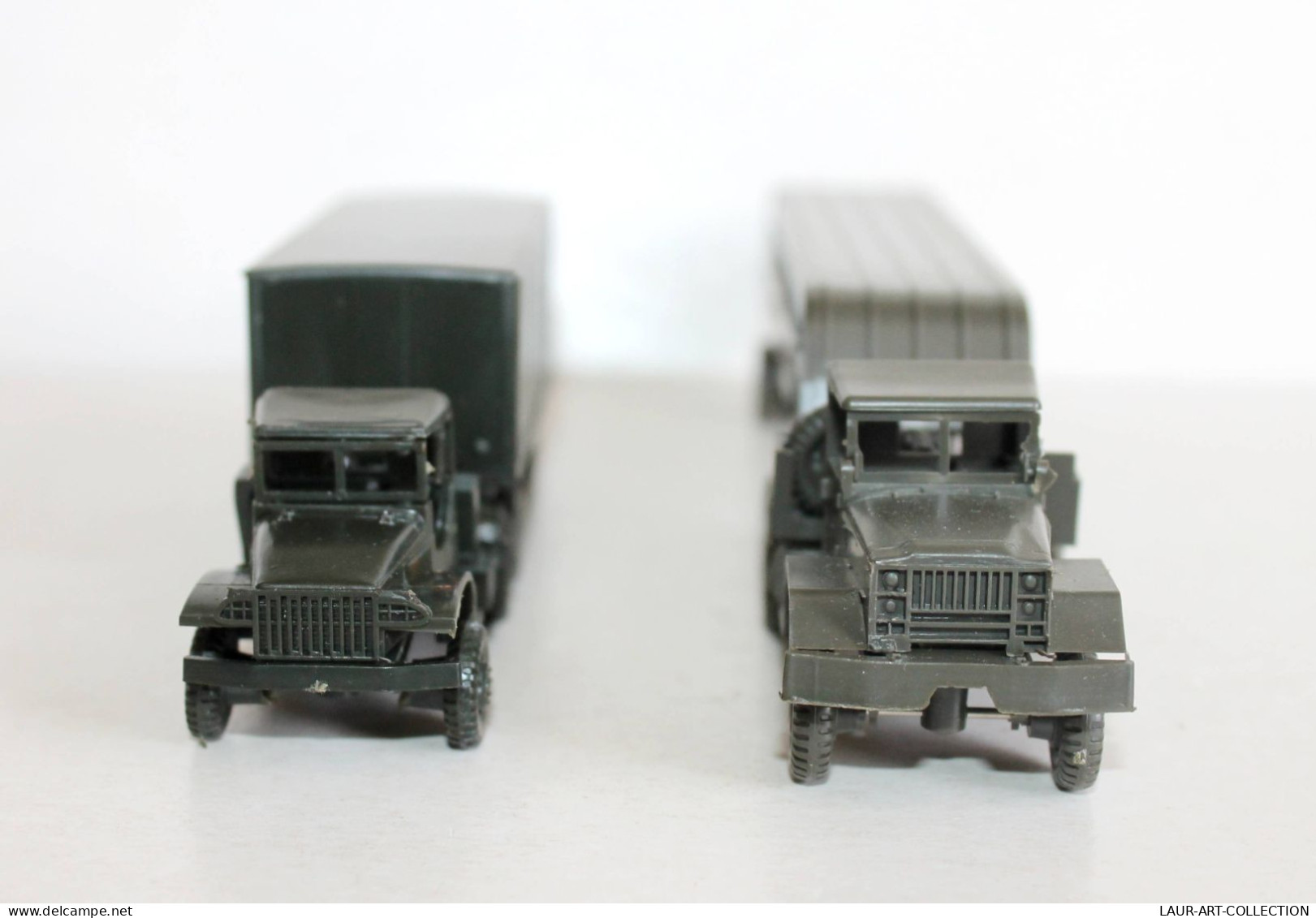 ROCO MINITANK HO Z-167 CAMION PORTE CONTAINER + Z-196 BARGE TRANSPORT US + Z-197 - MODELE REDUIT MILITAIRE (1712.19.1) - Echelle 1:87