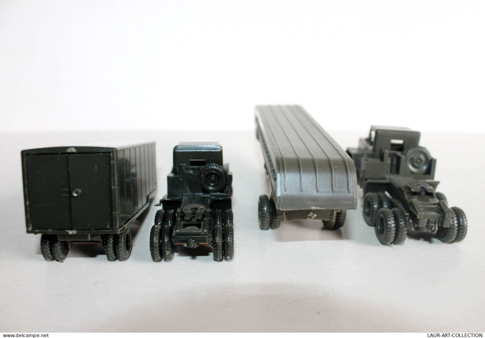 ROCO MINITANK HO Z-167 CAMION PORTE CONTAINER + Z-196 BARGE TRANSPORT US + Z-197 - MODELE REDUIT MILITAIRE (1712.19.2) - Scala 1:87