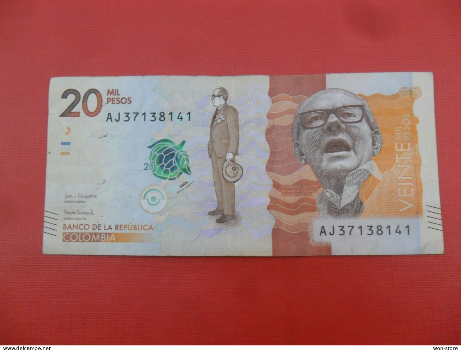 8830 - Colombia 20,000 Pesos 2018 - Colombie