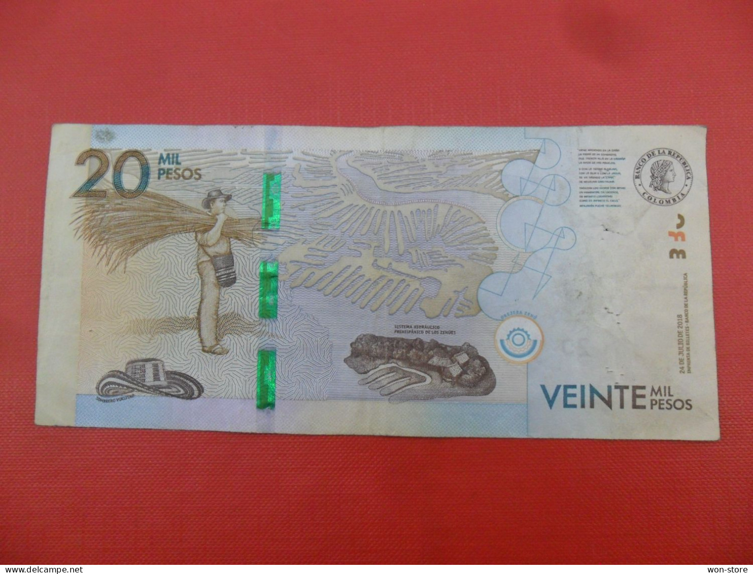 8830 - Colombia 20,000 Pesos 2018 - Colombia