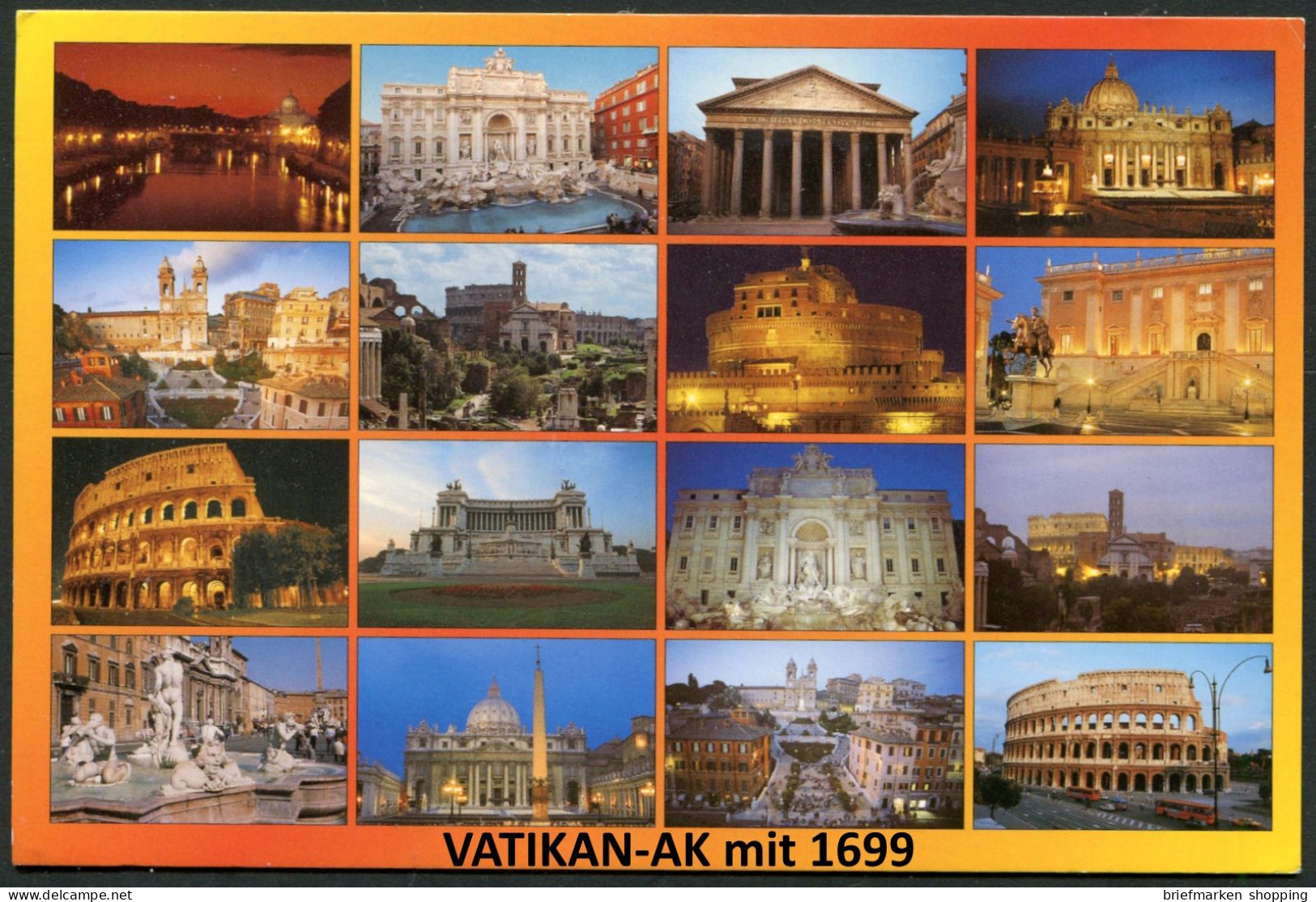 Vatikan 2011 - Vaticane 2011 - Michel 1699 Auf AK -  Oo Oblit. Used Gebruikt - Storia Postale