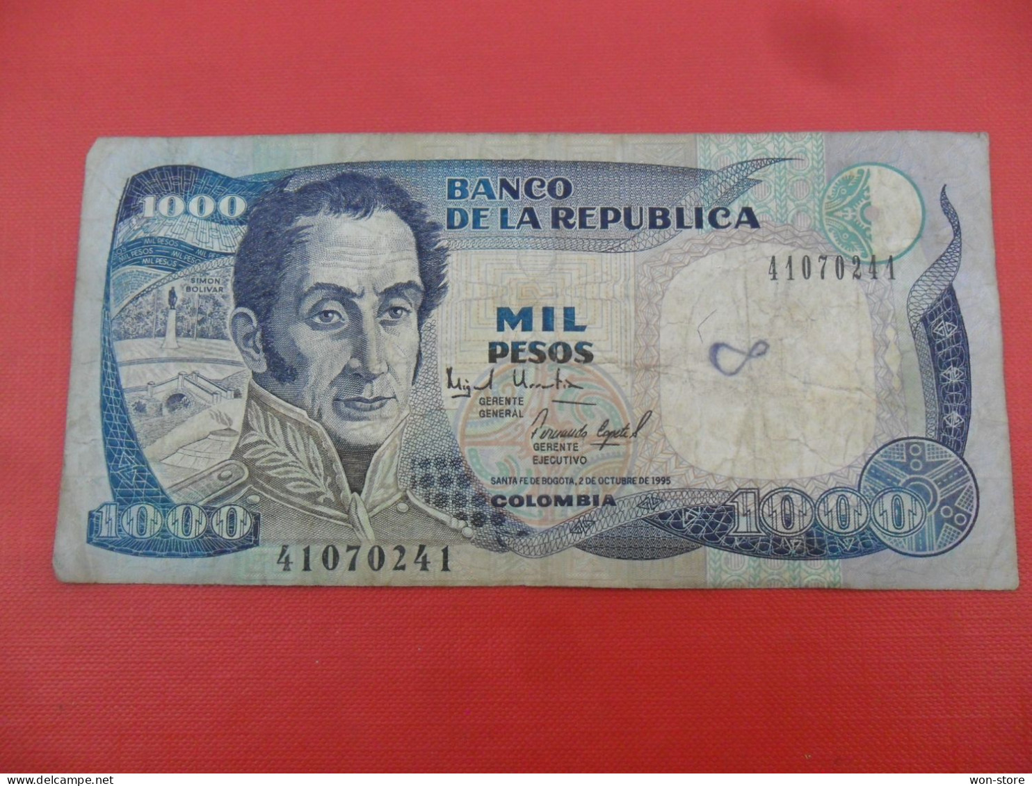9633, 9634 - Colombia 1,000 Pesos 1995 - Colombie