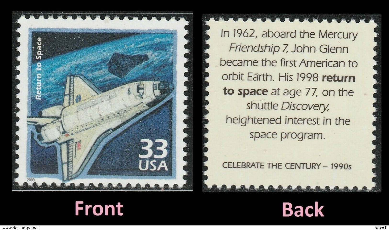USA 2000 MiNr. 3295 Celebrate The Century 1990s Space Shuttle "Discovery" 1v MNH ** 0,80 € - North  America