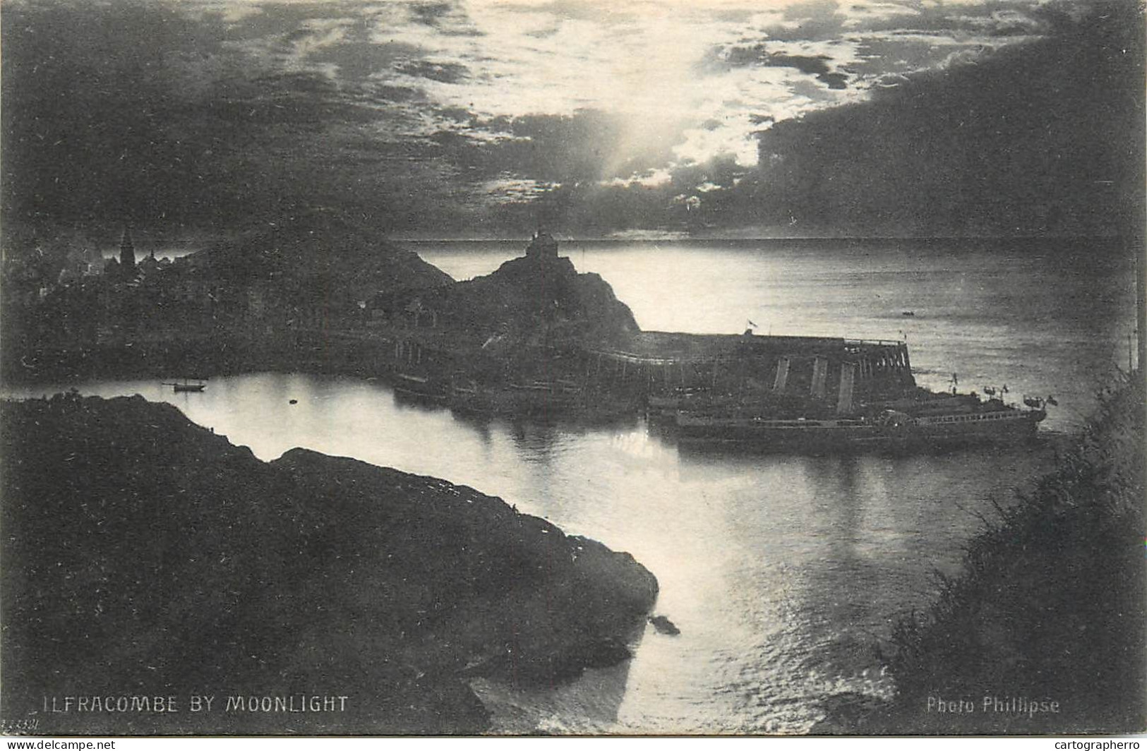 United Kingdom England Ilfracombe By Moonlight - Ilfracombe