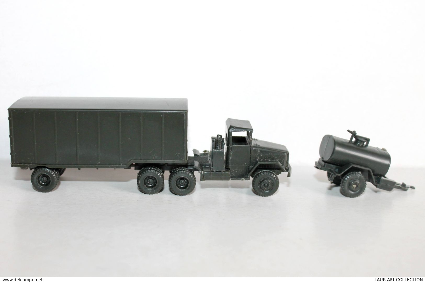 ROCO MINITANK HO - Z-167 CAMION PORTE CONTAINER + N°149 CITERNE RESERVOIR EAU - MODELE REDUIT MILITAIRE (1712.21) - Escala 1:87