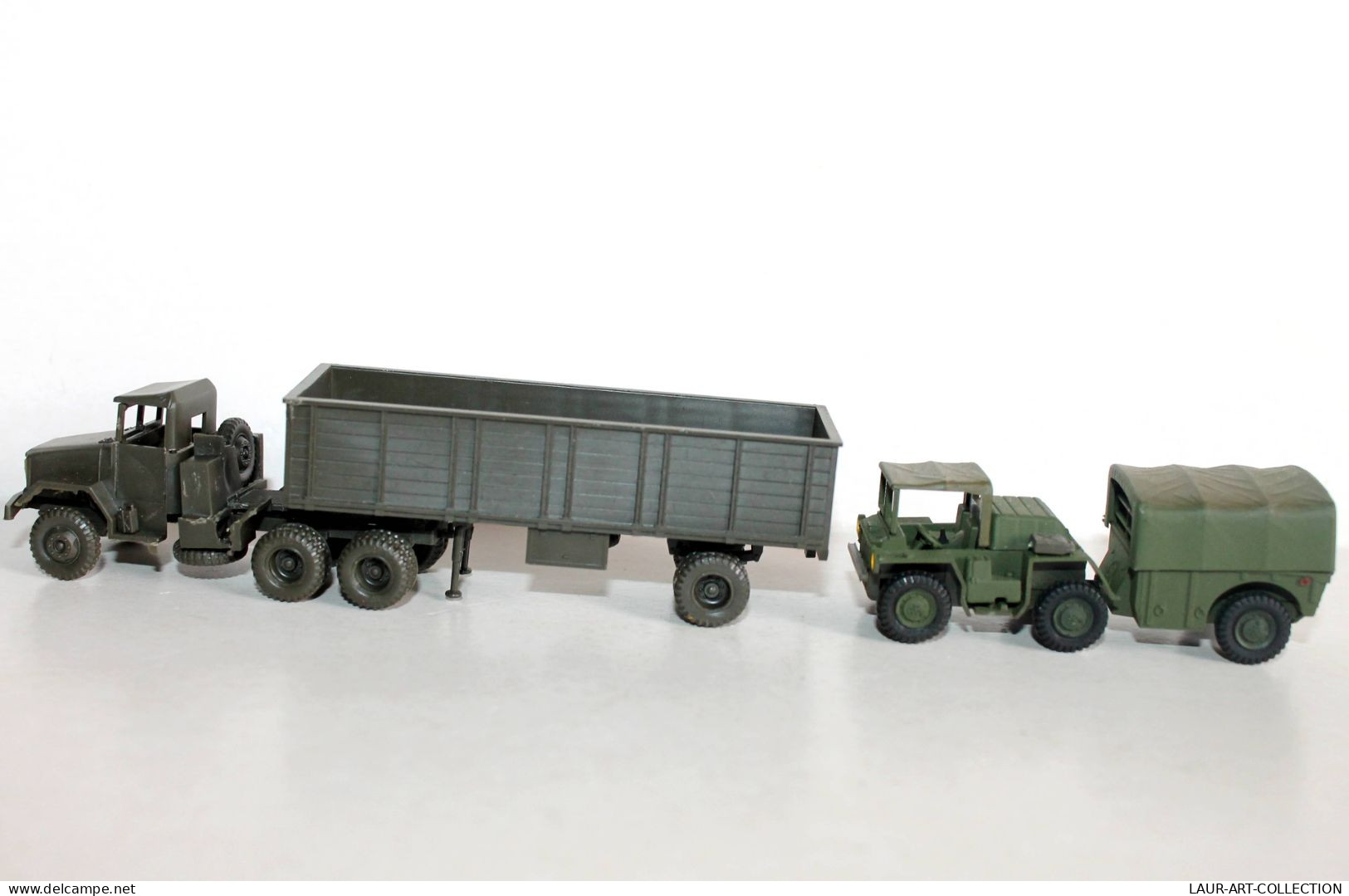 ROCO MINITANKS HO - CAMION TRANSPORT TOMBEREAU + N°389 M561 GAMA COAT US REMORQUE - MODELE REDUIT MILITAIRE (1712.22) - Escala 1:87