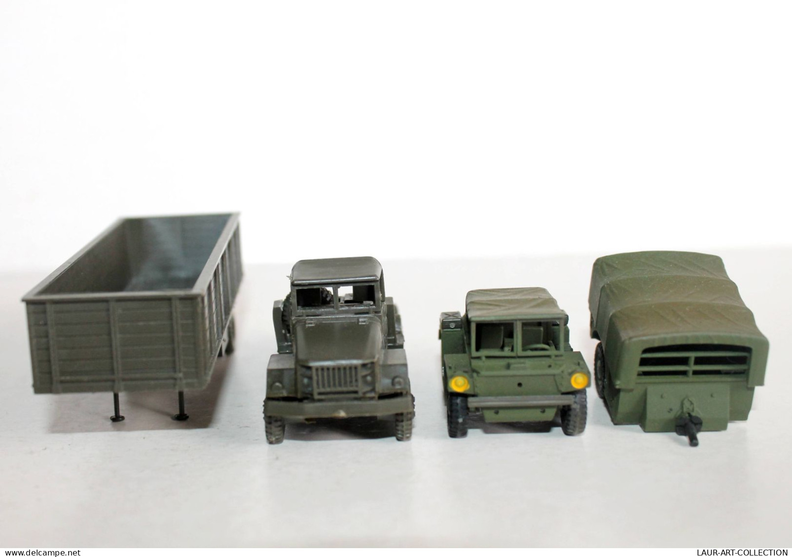 ROCO MINITANKS HO - CAMION TRANSPORT TOMBEREAU + N°389 M561 GAMA COAT US REMORQUE - MODELE REDUIT MILITAIRE (1712.22) - Echelle 1:87