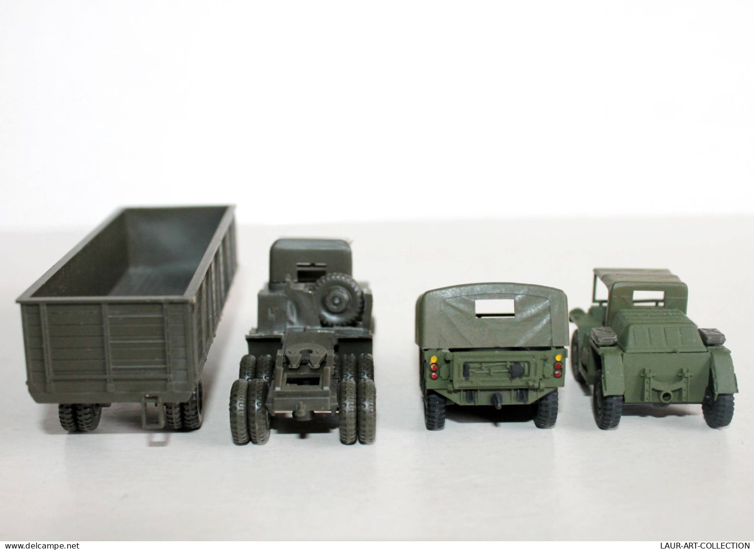 ROCO MINITANKS HO - CAMION TRANSPORT TOMBEREAU + N°389 M561 GAMA COAT US REMORQUE - MODELE REDUIT MILITAIRE (1712.22) - Scale 1:87