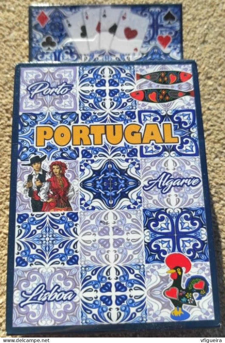 Jeu De 54 Cartes Playing Cards Azulejos Du Portugal Avec Photos - Andere & Zonder Classificatie